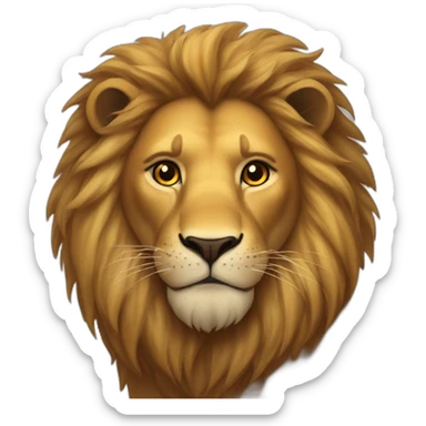 lion with scar sticker