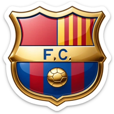 Escudo barça el nuevo sticker