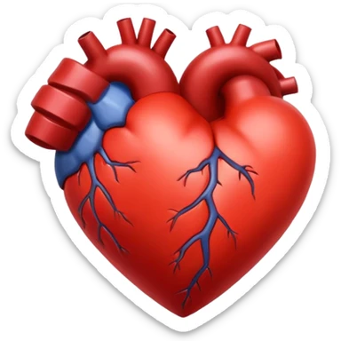 a heart with blod  sticker