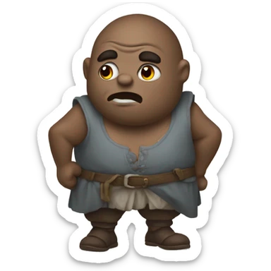 Hunchback artiodactyla sticker