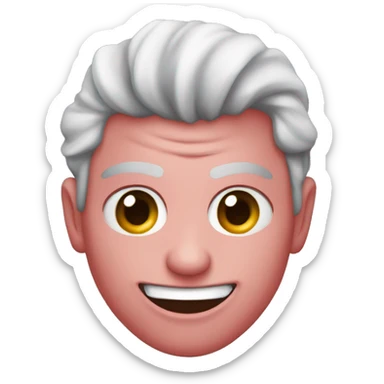 Crea un emoji de demonio rosado sticker