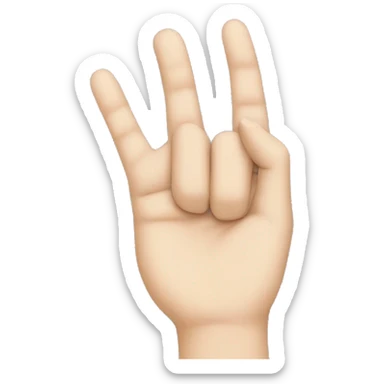 Hand covering nose  sticker