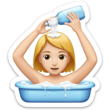 Soap and shampoo sticker