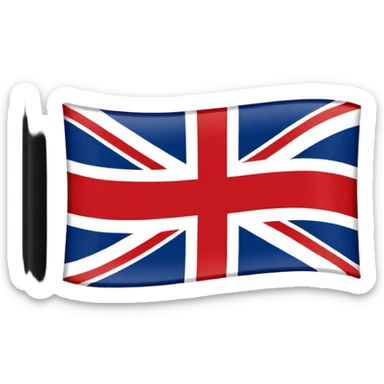 london Flag sticker
