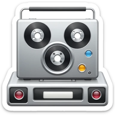 mac os icon physical film 60s recording sticker