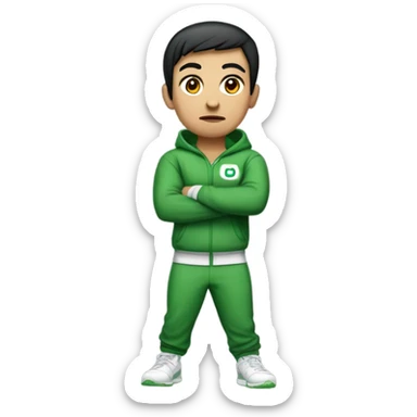 Squid games and guy number 456 sticker