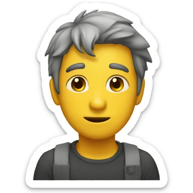 Triste feliz sticker