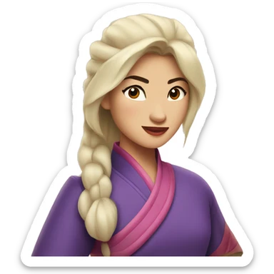 Mulan from Disney sticker