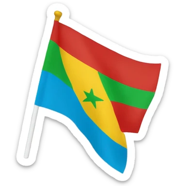 Amazigh flag sticker