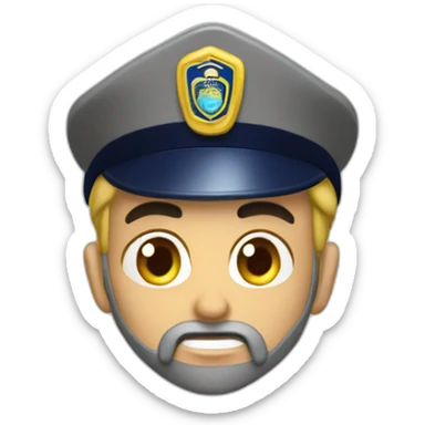 Aladin en policier sticker