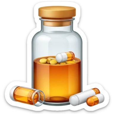 bottle medicine sticker