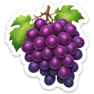 dark grapes sticker