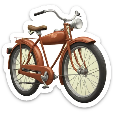Vintage bike  sticker