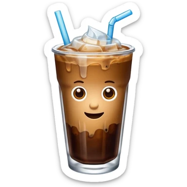 Iced coffee sticker