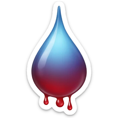 blood droplet sticker