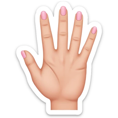 pinki promise 1 hand sticker