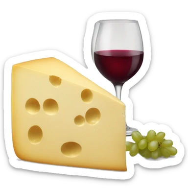 Vino cheese sticker