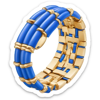Blue Cartier bracelet sticker