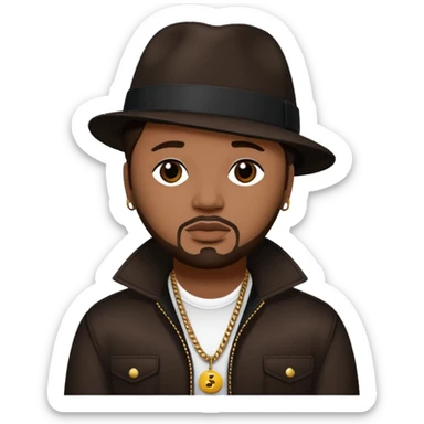 The-Dream, R&B Singer (b.1977) with dark brown hair sticker