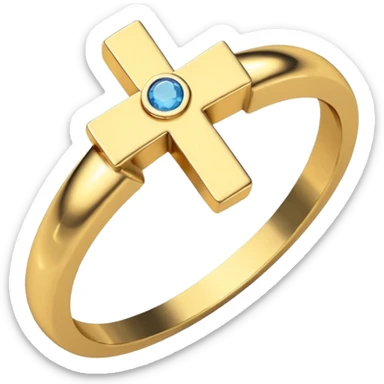 anillo de bautizo sticker