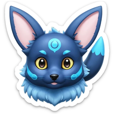 Blue Umbreon sticker