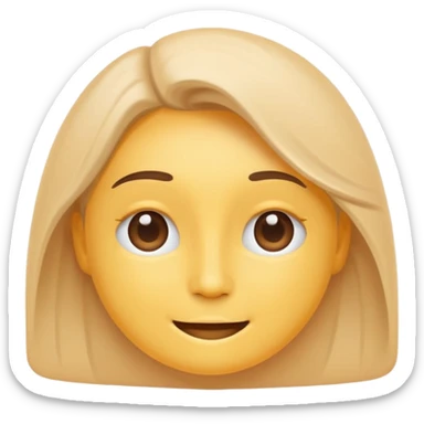 minimal flat emoji representing balanced high energy,
soft open eyes,
slight confident smile,
calm vitality not excitement,
warm pastel tones,
premium wellness app style,
transparent background,
vector illustration
 sticker