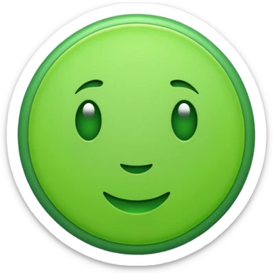 ✔️🟢 add right option this green round sticker