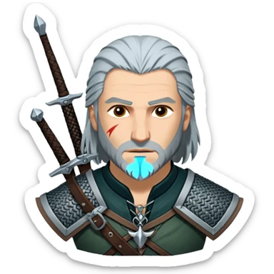 شعار مسلسل the witcher sticker