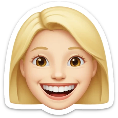 Knee slapper sticker