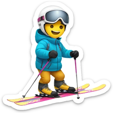 Ski sticker