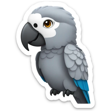 africcan Grey Parrot sticker