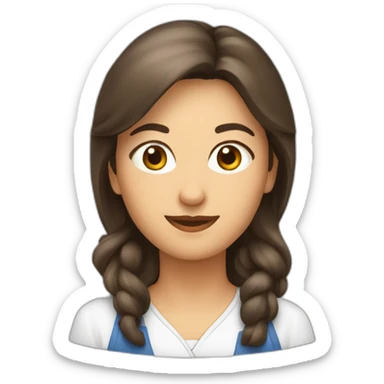 Cuisinière brune sticker