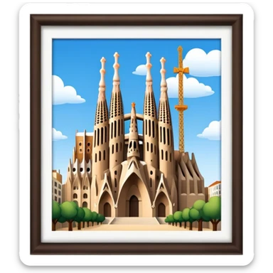 sagrada familia sticker