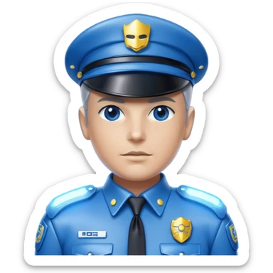 Android cop sticker