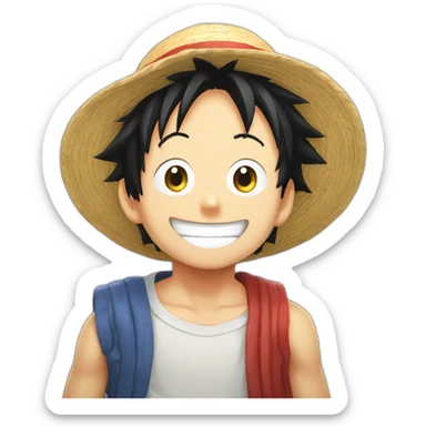 Joy boy luffy sticker