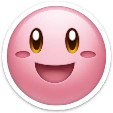 kirby-smiling sticker