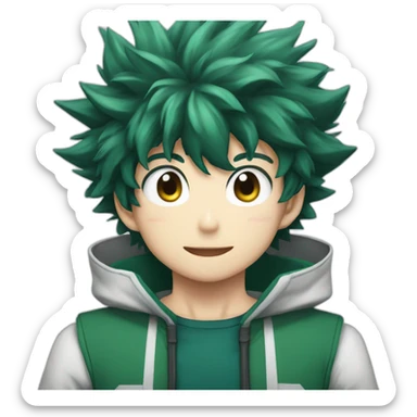 Izuku midoriya sticker