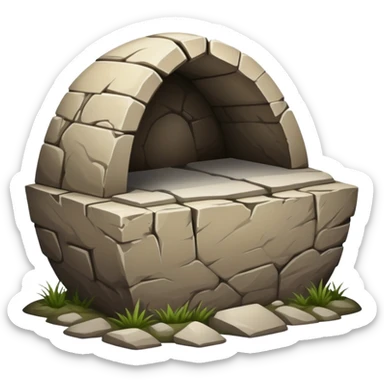 Empty tomb Easter  sticker