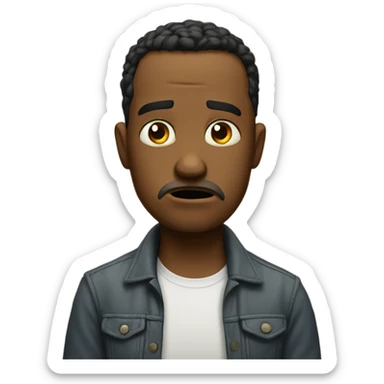 Fed up confused sticker