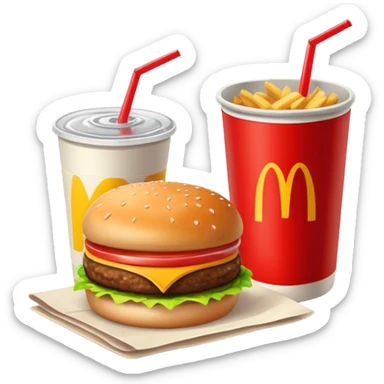1990’s McDonald’s meal  sticker