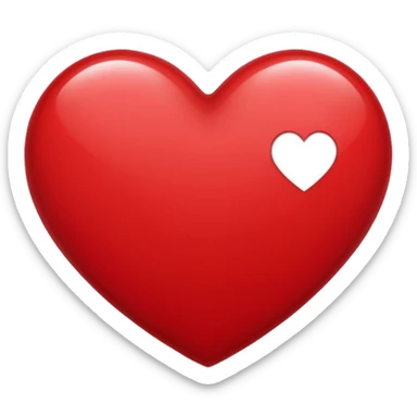 Tone it up og heart logo in ios style sticker