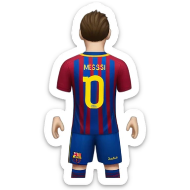 lionel messi jersey sticker