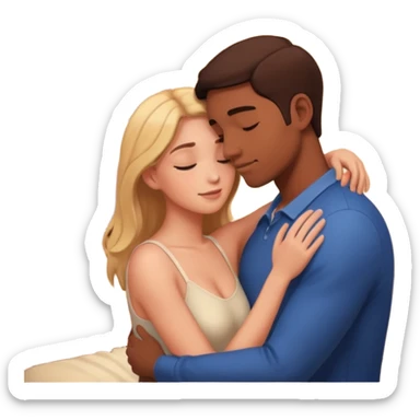 Girlfriend boyfriend having sex in room sticker