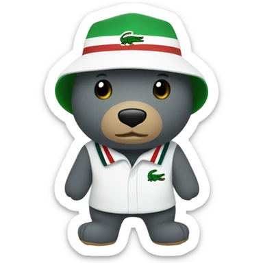 Ours Lacoste  sticker