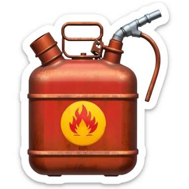 petrol canister sticker