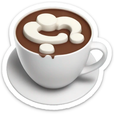 Hot chocolate  sticker