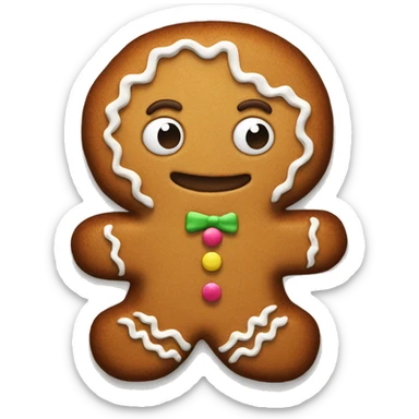 gingerbread cookie  sticker