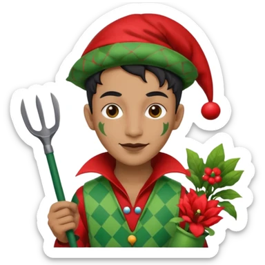 jester black and red mixed with an gardener sticker