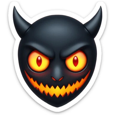 Kingdom hearts heartless icon sticker