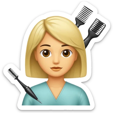hairdresser sticker